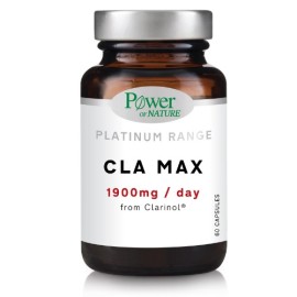 POWER HEALTH CLA Max 1900mg, Συμπλήρωμα Διατροφής με Συζευγμένο Λινολεϊκό Οξύ - 60caps