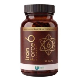 UNEED Iron Force 6, Συμπλήρωμα Διατροφής με Σίδηρο -30caps