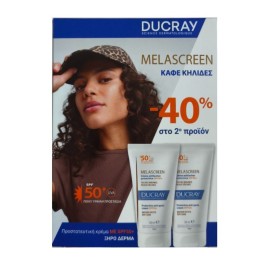 DUCRAY Melascreen Cream SPF50+, Αντηλιακή Κρέμα Κατά των Κηλίδων -2τεμ x 50ml