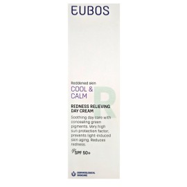 EUBOS Cool & Calm Redness Relieving Day Cream SPF50+, Καταπραϋντική Κρέμα Ημέρας με Δείκτη Προστασίας SPF50+ - 40ml