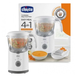 CHICCO Baby Food Maker Easy Meal 4 in 1, Ατμομάγειρας με Μπλέντερ -1τεμ