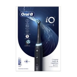 ORAL B iO Series 5 Black, Ηλεκτρική Οδοντόβουρτσα Μαύρη & Δώρο Θήκη Ταξιδίου