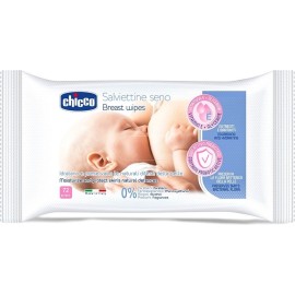 CHICCO Breast Wipes Μαντηλάκια Καθαρισμού Στήθους για το Θηλασμό - 72τμχ