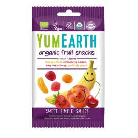 YUMEARTH Organic Fruit Snack, Βιολογικά Σνακ Φρούτων - 50gr