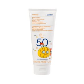 KORRES Yoghurt Kids Comfort Sunscreen Emulsion Body + Face SPF50, Παιδικό Αντηλιακό Γαλάκτωμα Σώματος + Προσώπου - 200ml