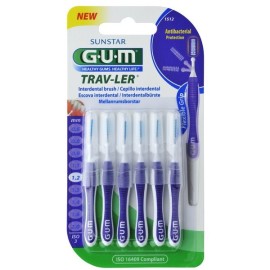 GUM Trav-Ler No3, 1.2mm, 1512, Μεσοδόντια Βουρτσάκια - 6τεμ