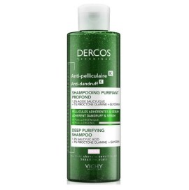 VICHY Dercos Anti Dandruff K Deep Purifying Shampoo, Σαμπουάν κατά της Πιτυρίδας  - 250ml