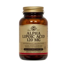 SOLGAR Alpha- Lipoic Acid 120mg - 60veg. caps