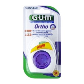 GUM Floss Ortho, 3220, Ορθοδοντικό Νήμα - 50τεμ