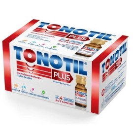 TONOTIL Plus Συμπλήρωμα Διατροφής με 4 Αμινοξέα, Β12 & Καρνιτίνη - 15 φιαλίδια x 10ml