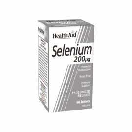 HEALTH AID Selenium 200μg, Συμπλήρωμα Διατροφής με Σελήνιο - 60tabs