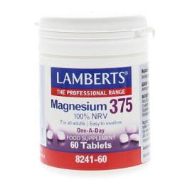 LAMBERTS Magnesium 375 100% NRV - 60tabs