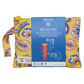 APIVITA Πακέτο Προσφοράς Bee Sun Safe Hydra Sensitive Soothing Face Cream SPF50+ - 50ml & ΔΩΡΟ After Sun Gel- Cream - 100ml