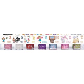 SNAILS Mini 7 Pack Everyday Collection, Παιδικά Βερνίκια Νυχιών - 7x7ml