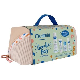 MUSTELA Promo Goodie Bag με Απαλό Αφροντούς για Σώμα & Μαλλιά -200ml & Άρωμα -50ml & Κρέμα Ενυδάτωσης Προσώπου -40ml & ΔΩΡΟ Ενυδατική Σώματος -50ml & Νεσεσέρ, 1σετ