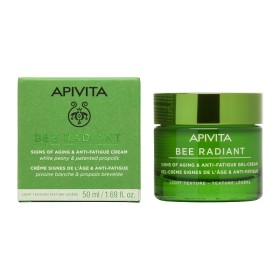 APIVITA Bee Radiant, Κρέμα Gel Ελαφριάς Υφής για Σημάδια Γήρανσης & Ξεκούραστη Όψη  με Λευκή Παιώνια - 50ml