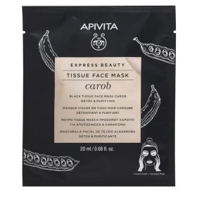 APIVITA Tissue Face Mask Carob, Μάσκα Προσώπου Χαρούπι - 20ml