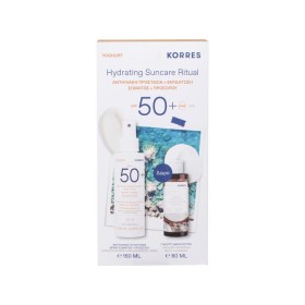 KORRES Yoghurt, Γιαούρτι Αντηλιακό Γαλάκτωμα Spray Σώματος & Προσώπου SPF50+ - 150ml & ΔΩΡΟ Αφρόλουτρο - 80ml
