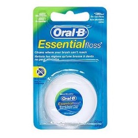 ORAL B Essential Floss Κηρωμένο Οδοντικό Νήμα , Μέντα - 50m