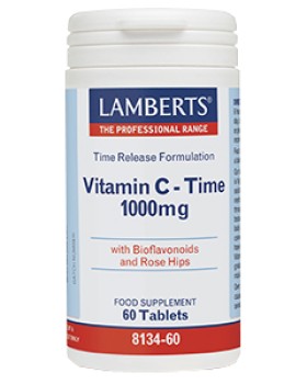 LAMBERTS Vitamin C-Τime 1000mg - 60tabs