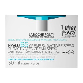 LA ROCHE POSAY Hyalu B5 Suractivated Cream με SPF30 Refill, Αντιρυτιδική Κρέμα Ανταλλακτικό -50ml