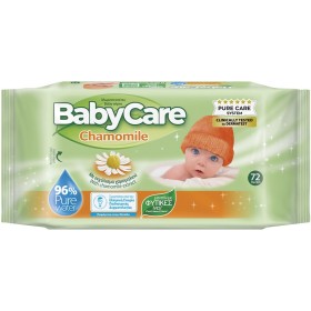 BABYCARE Baby Wipes Chamomile Pure Water, Μωρομάντηλα με Εκχύλισμα Χαμομηλιού - 72τεμ