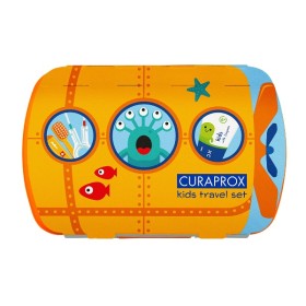 CURAPROX Kids Travel Set, Παιδικό Πακέτο Στοματικής Υγιεινής Ταξιδίου, Πορτοκαλί -1σετ