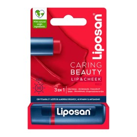 LIPOSAN Caring Beauty Lip & Cheek SPF30, Red, Ολοκληρωμένη Περιποίηση Χειλιών - 4,8gr