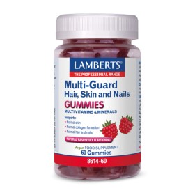 LAMBERTS Multi-Guard Hair, Skin and Nails Gummies, Ζελεδάκια Πολυβιταμίνης για την Υγεία των Μαλλιών, του Δέρματος & των Νυχιών - 60τεμ