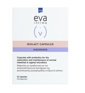 INTERMED Eva Intima Biolact Capsules, Συμπλήρωμα Προβιοτικών σε Κάψουλες - 20caps