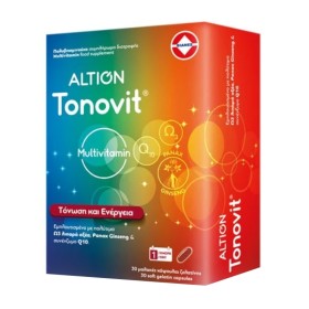 ALTION Tonovit Multivitamin, Πολυβιταμίνη για Ενέργεια & Τόνωση -30softgels