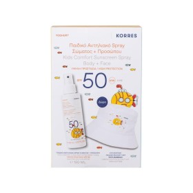 KORRES Yoghurt, Γιαούρτι Παιδικό Αντηλιακό Spray Σώματος & Προσώπου SPF50 - 150ml + ΔΩΡΟ Καπέλο