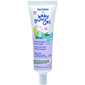 FREZYDERM Baby Gums Gel, Απαλό Τζελ Άμεσης Ανακούφισης των Βρεφικών Ούλων - 25ml