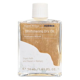 KORRES Aegean Bronze Illuminate & Nourish Shimmering Dry Oil, Ξηρό Λάδι για Πρόσωπο, Μαλλιά & Σώμα για Μπρονζέ Λάμψη -50ml