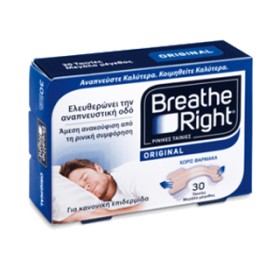 BREATHE RIGHT Original, Ρινικές Ταινίες Medium - 30τμχ