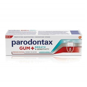 PARODONTAX Gum + Breath & Sensitivity, Οδοντόκρεμα για Ευαίσθητα Δόντια & Φρέσκια Αναπνοή - 75ml