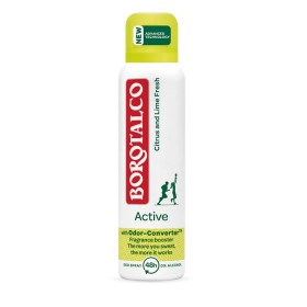 BOROTALCO Active Citrus & Lime Fresh Spray, Αποσμητικό για 48 Ώρες Φρεσκάδας - 150ml