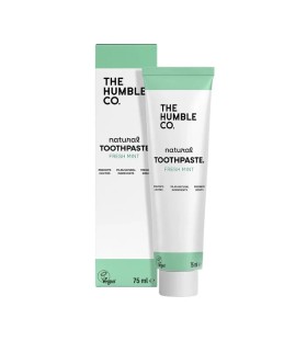 THE HUMBLE CO Natural Toothpaste Fresh Mint, Οδοντόκρεμα Κατά της Τερηδόνας & της Πλάκας με Γεύση Μέντα –75ml