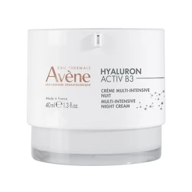 AVENE Hyaluron Activ B3 Night Cream,  Εντατική Αντιρυτιδική Kρέμα Nύχτας - 40ml