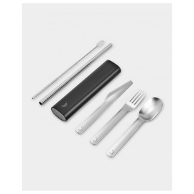 CHILLYS Cutlery Set Abyss Black, Σετ Μαχαιροπήρουνων Πλήρους Μεγέθους 4 Τεμαχίων - 1σετ