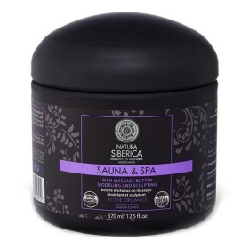 NATURA SIBERICA  Sauna & Spa Rich Massage Butter, Πλούσιο Βούτυρο για Μασάζ Κατά της Κυτταρίτιδας - 370ml