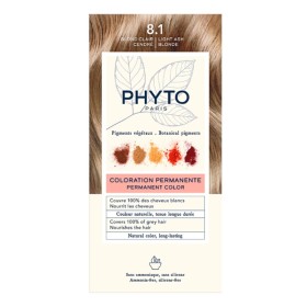 PHYTO Phytocolor No8.1 Light Ash Blonde, Μόνιμη Βαφή Μαλλιών Ανοιχτό Ξανθό Σταχτί