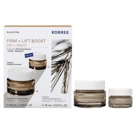 KORRES Promo Black Pine/ Bounce Firming Moisturizer, Σύσφιξη & Lifting Κρέμα Ημέρας -40ml & ΔΩΡΟ Plump-Up Sleeping Facial, Σύσφιξη & Lifting Κρέμα Νύχτας -15ml, 1σετ