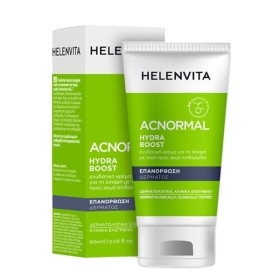 HELENVITA Acnormal Hydra Boost Cream, Ενυδατική Κρέμα Προσώπου Ελαφριάς Υφής - 60ml