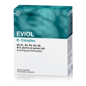 EVIOL B- Complex, Σύμπλεγμα Βιταμινών Β - 60caps