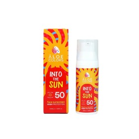 ALOE COLORS Into The Sun Face Sunscreen SPF50, Αντηλιακή Κρέμα Προσώπου - 50ml