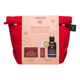 APIVITA Beevine Elixir Rich Cream, Αντιρυτιδική Κρέμα Σύσφιξης & Lifting Πλούσιας Υφής - 50ml ΔΩΡΟ Mini Ορός Ενεργοποίησης Σύσφιξης & Lifting - 10ml & Mini Αφρός Καθαρισμού για Πρόσωπο & Μάτια - 75ml