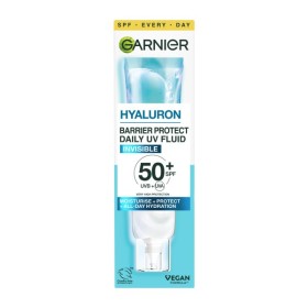 GARNIER Hyaluron Barrier Protect Daily UV Fluid, Invisible SPF50+, Λεπτόρευστη Ενυδατική Αντηλιακή Κρέμα Προσώπου - 40ml