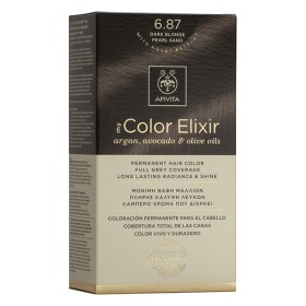 APIVITA My Color Elixir, Βαφή Μαλλιών No 6.87 - Ξανθό Σκούρο Περλέ Μπεζ