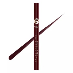 LOREAL PARIS Haute Precision Liquid Eyeliner Bordeaux Cashmere, Υγρό Μολύβι Ματιών Mπορντό -1τεμ